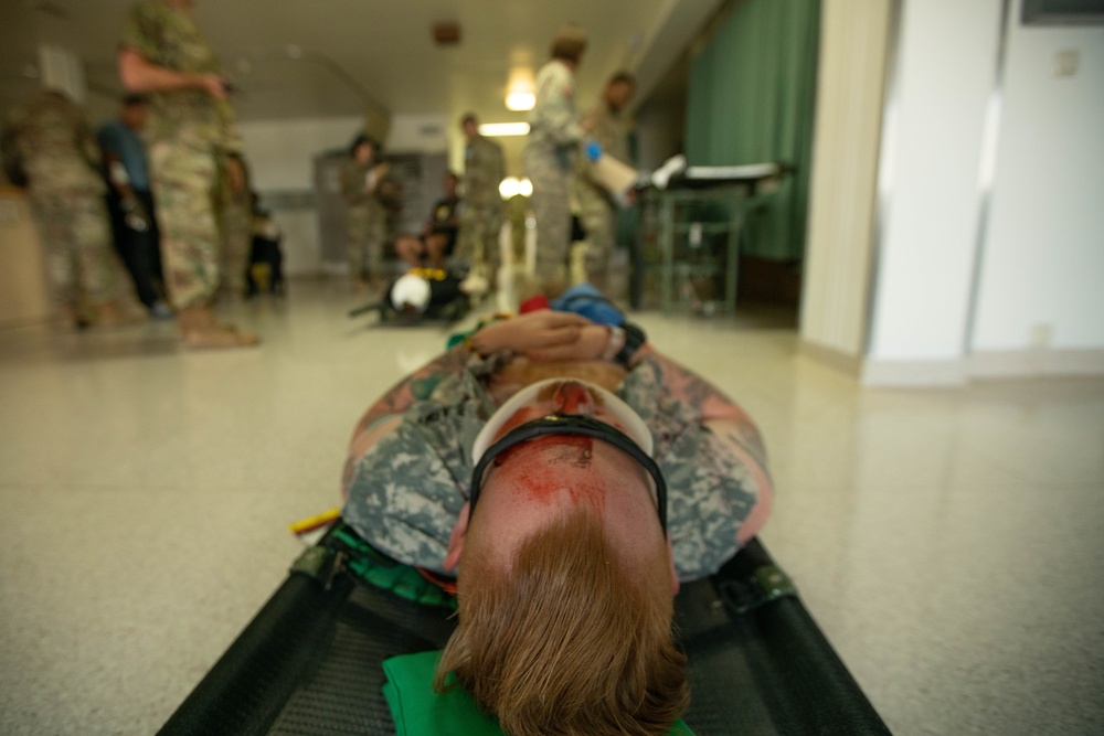 Mass casualty exercise highlights camp readiness in Kosovo