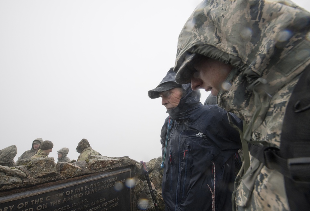 WWII Rededication Ceremony - Arenig Fawr, Wales
