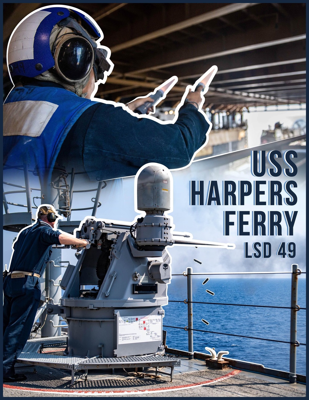 Shipboard Operations Aboard USS Harpers Ferry