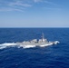The guided-missile destroyer USS Forrest Sherman (DDG 98) cuts through the Atlantic Ocean