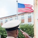190911-N-TE695-0015 NEWPORT, R.I. (Aug. 8, 2019) – Director of Officer Development School salutes the colors