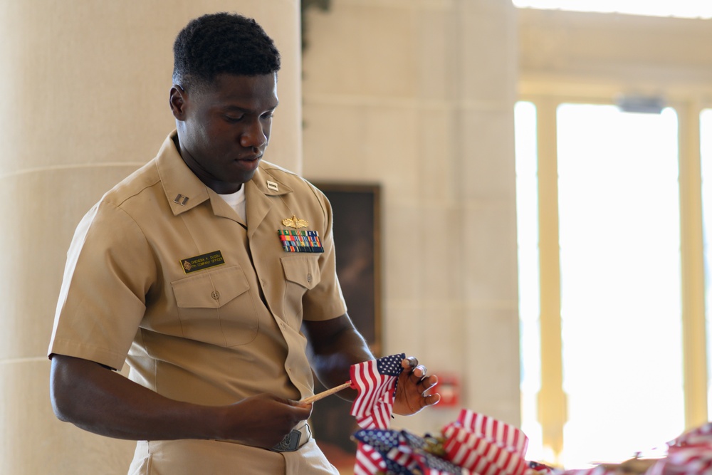 Flags on Stribling