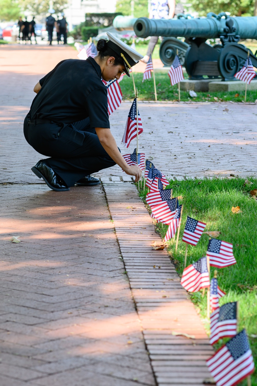 Flags on Stribling