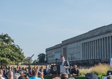 Mark Esper and Audience at 9/11 Observance