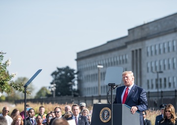 Donald Trump at 9/11 Observance