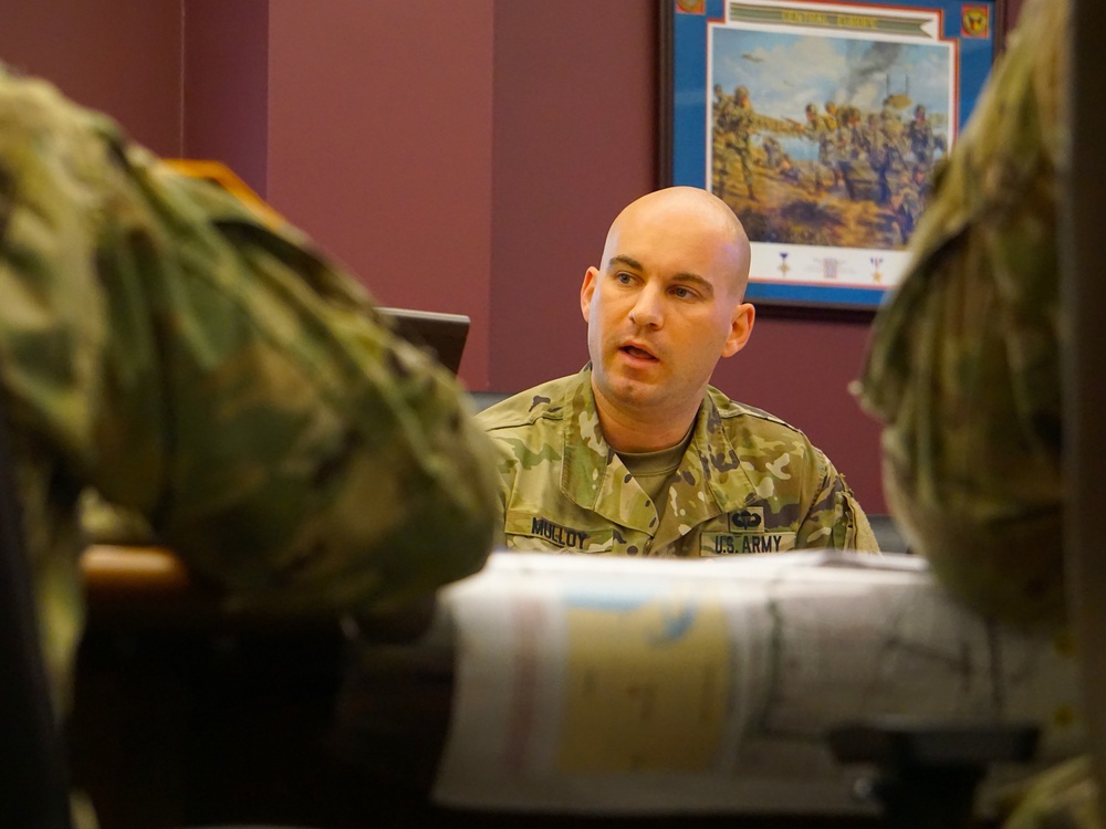 1BCT Conducts Mission Analysis for Mobility Guardian JFE