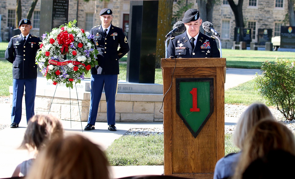 1st Infantry Division remembers 9/11