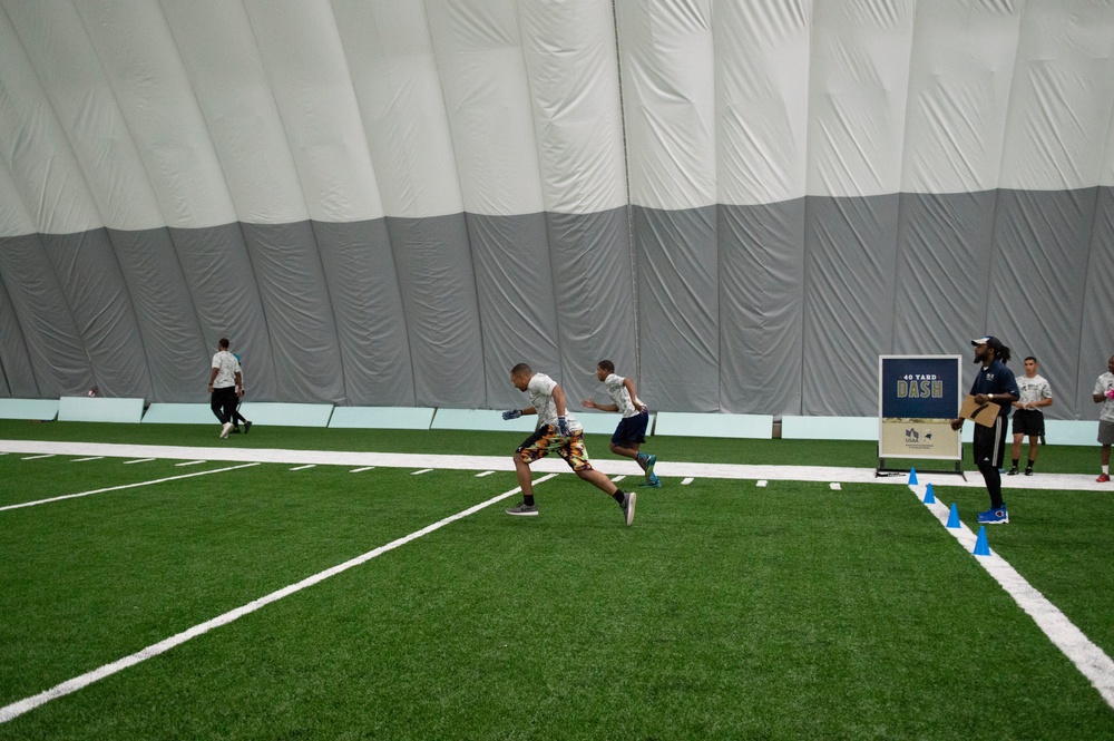 Salute to Service Football Camp