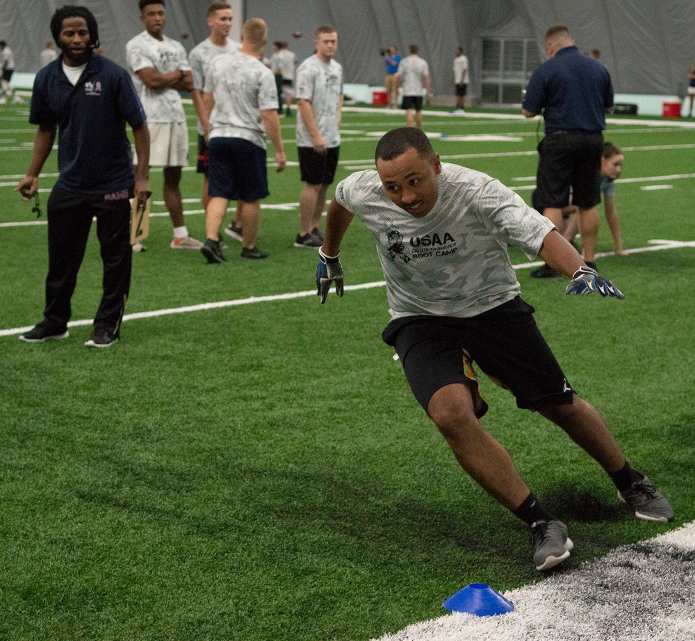 Salute to Service Football Camp