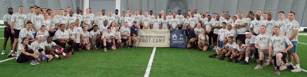 Salute to Service Football Camp
