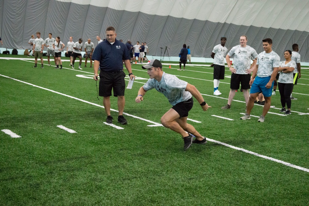 Salute to Service Football Camp