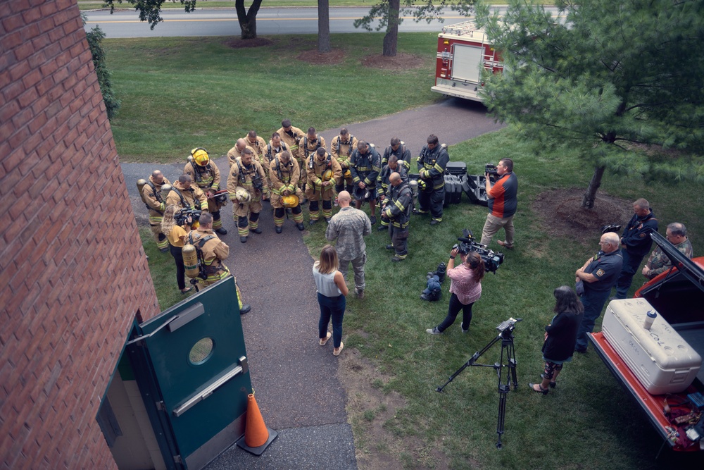 Fallen 9/11 Firefighters Honored by VTANG and South Burlington Fire Departments