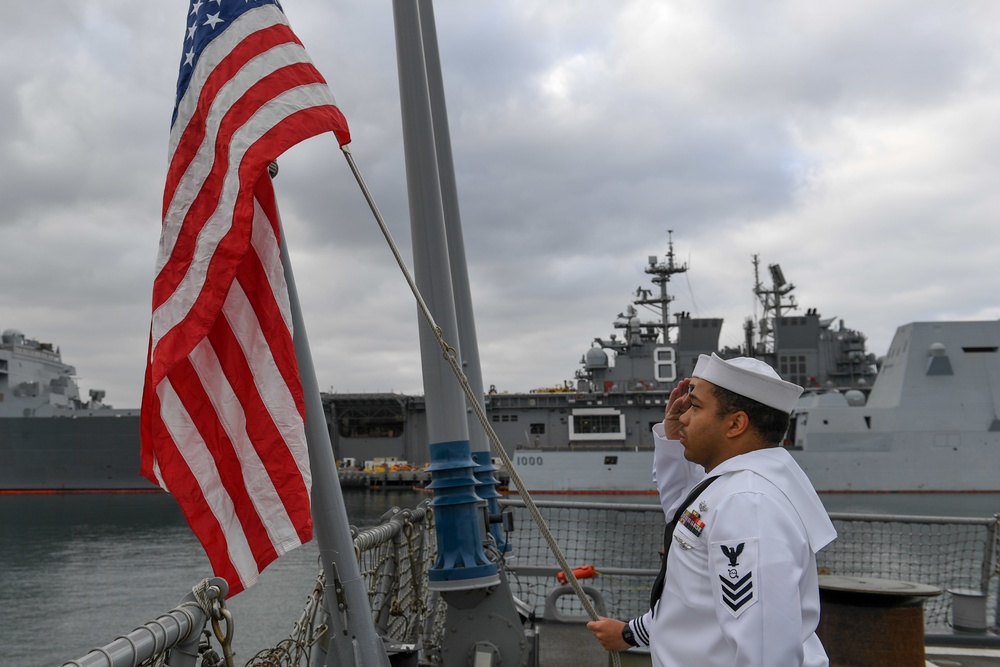 USS Paul Hamilton 9/11 Observance