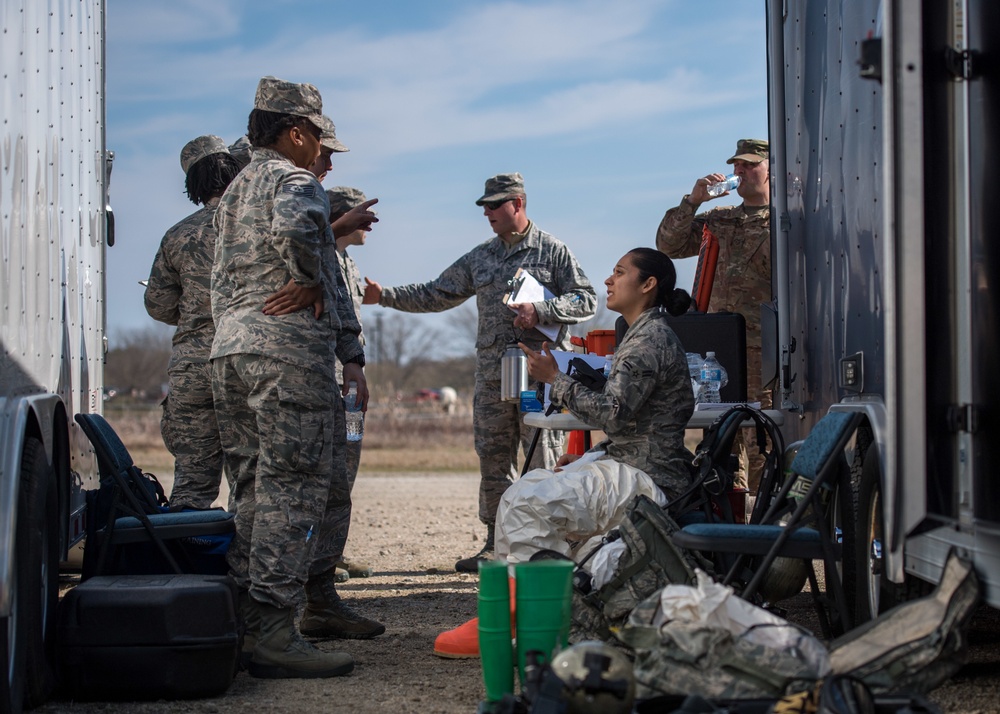 Building chemistry during CBRN exercise