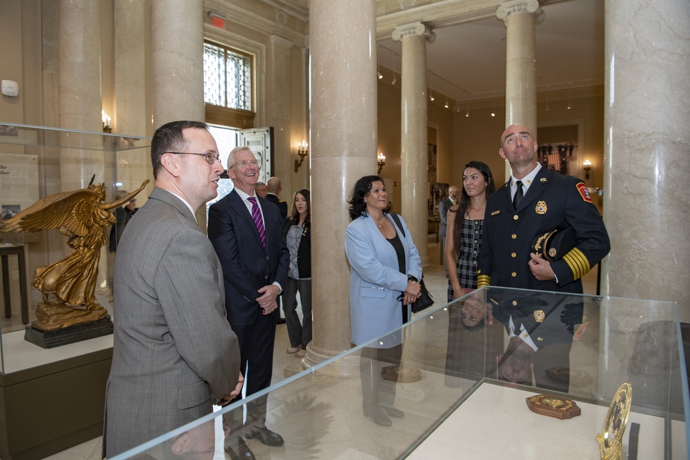 Arlington County Fire Department Participates in an Army Honors Wreath-Laying at the Tomb of the Unknown Soldier