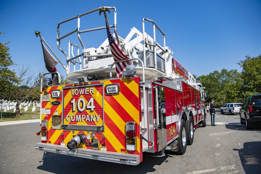 Arlington County Fire Department Participates in an Army Honors Wreath-Laying at the Tomb of the Unknown Soldier