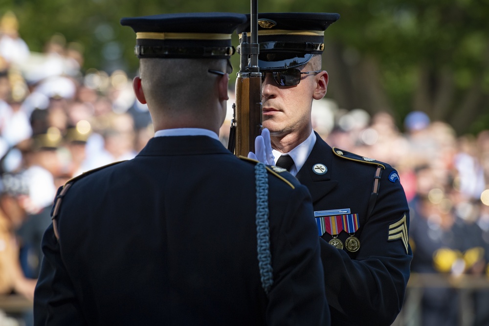 Arlington County Fire Department Participates in an Army Honors Wreath-Laying at the Tomb of the Unknown Soldier