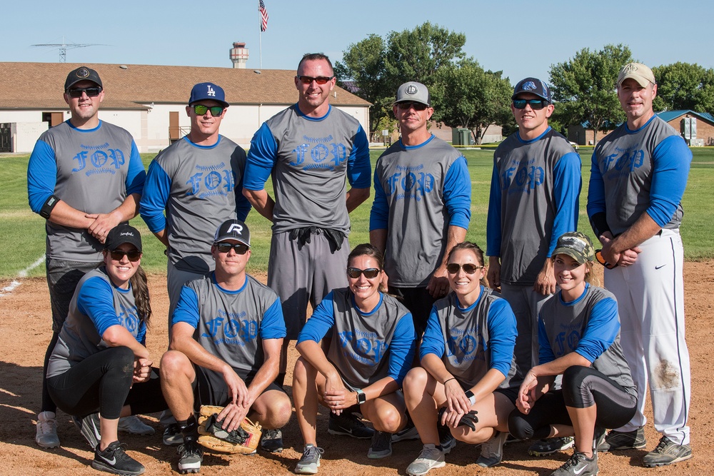 Idaho National Guard vs. Idaho State Police softball game