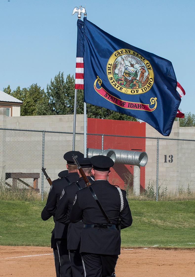 Idaho National Guard vs. Idaho State Police softball game