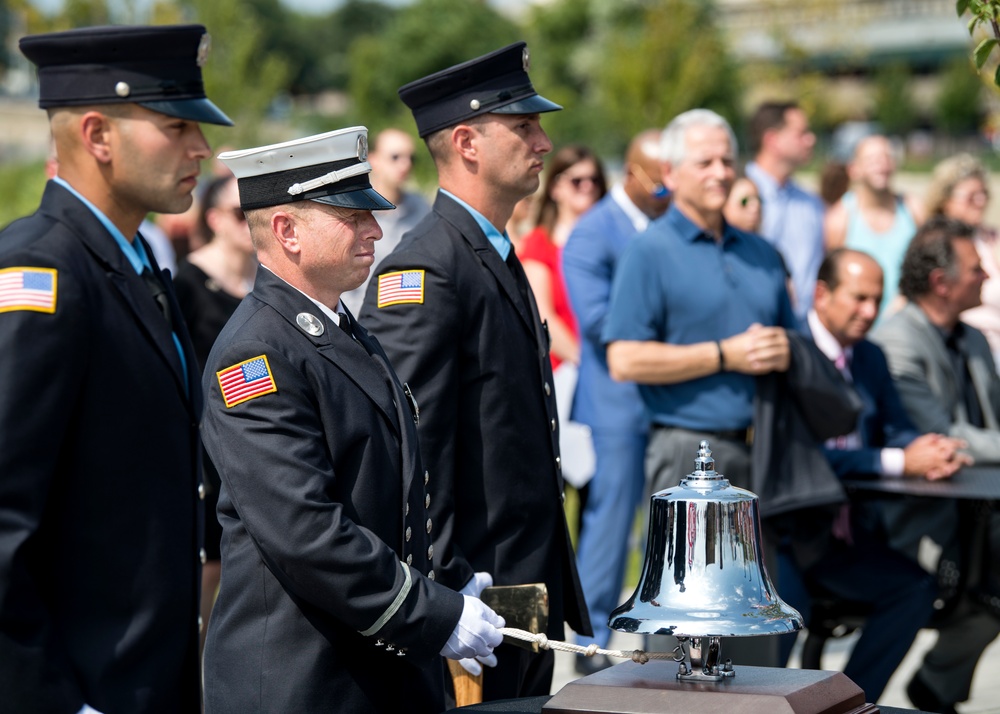 Colonel Peter T. Green III speaks at 9/11 Remembrance Ceremony