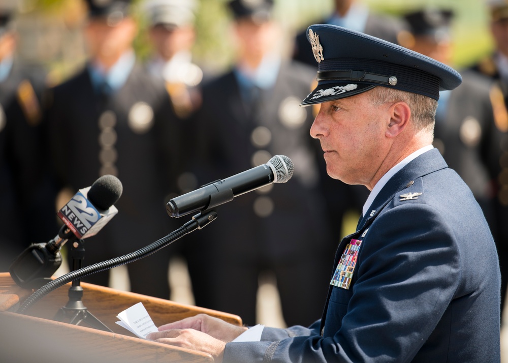 Colonel Peter T. Green III speaks at 9/11 Remembrance Ceremony