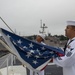 Nimitz Sailors Observe Morning Colors on 9/11