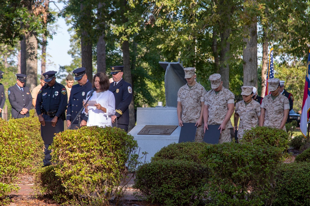 Camp Lejeune, local community commemorates 18th anniversary of September 11