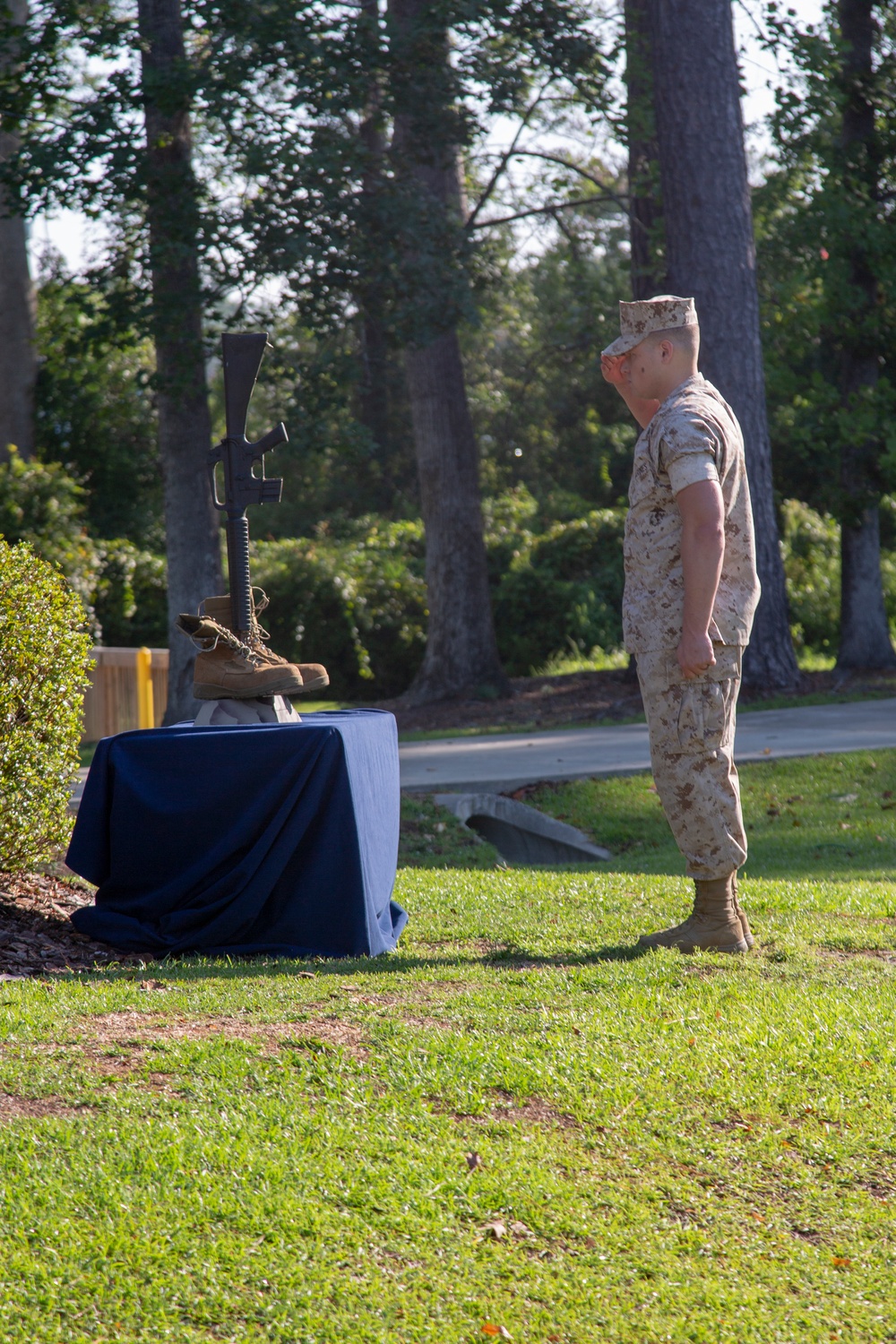 Camp Lejeune, local community commemorates 18th anniversary of September 11