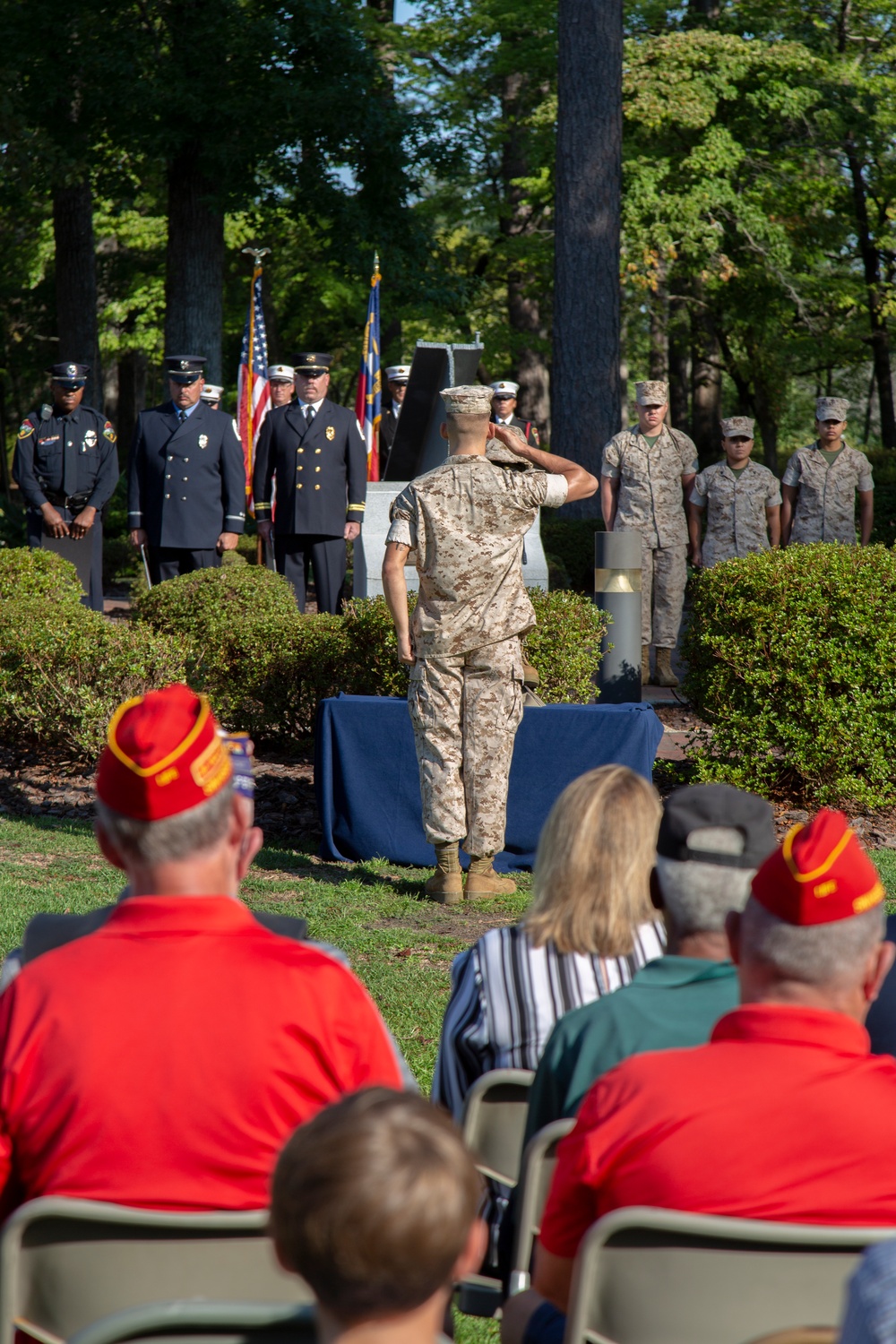 Camp Lejeune, local community commemorates 18th anniversary of September 11