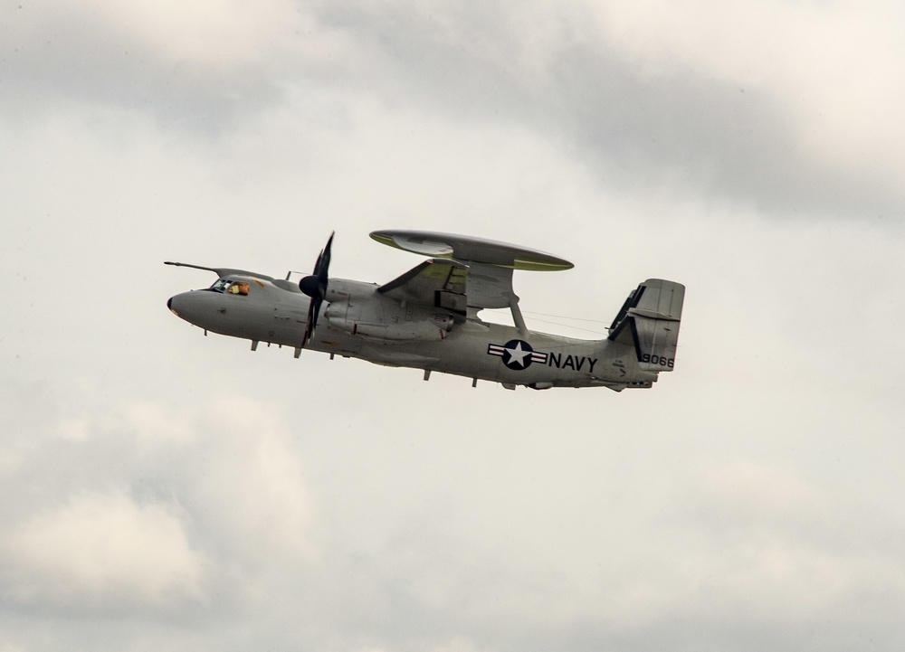 First E-2D Hawkeye with aerial refueling capability to join the fleet