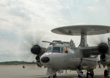 First E-2D Hawkeye with aerial refueling capability to join the fleet