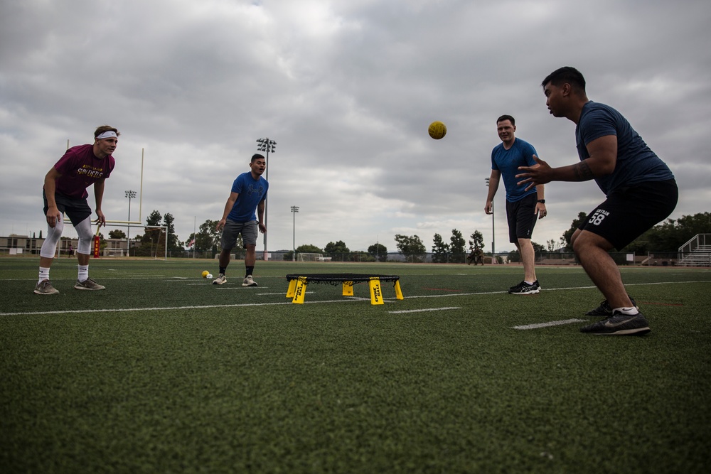 Marines compete in 2019 CG’s Cup Spike Ball tourney