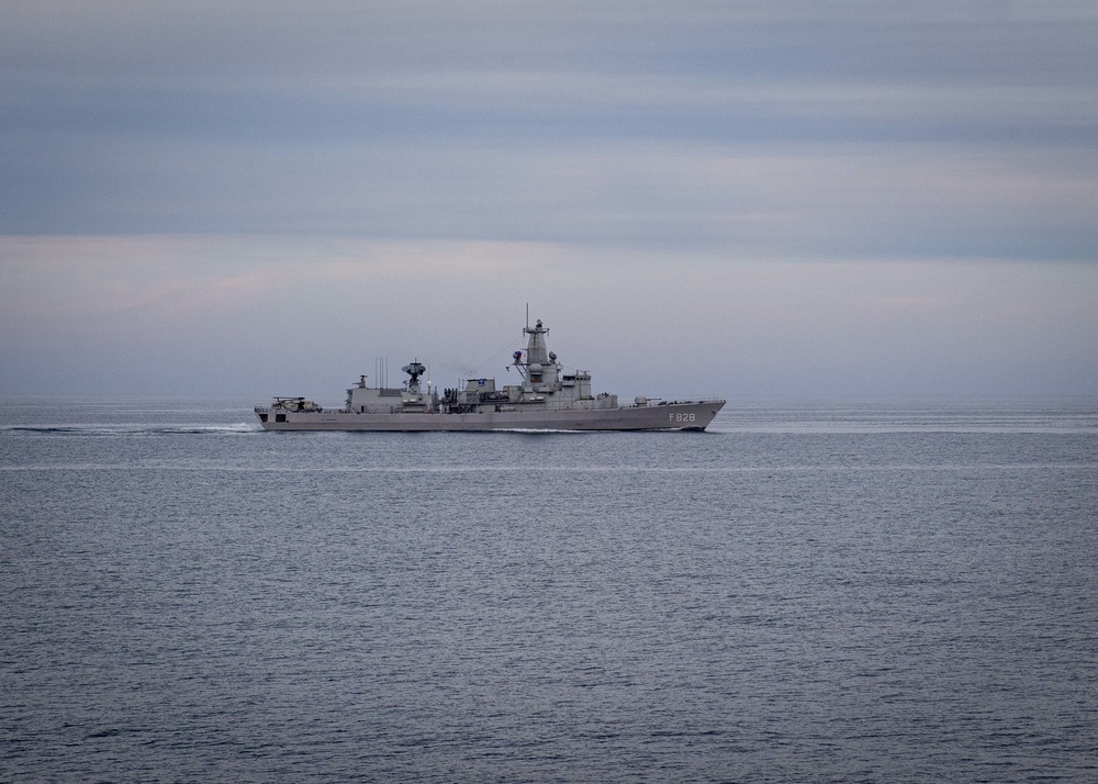 HNLMS Van Speijk Transits the Atlantic Ocean During Cutlass Fury 2019