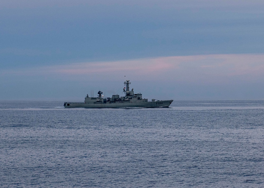 NRP D. Francisco de Almeida Transits the Atlantic Ocean