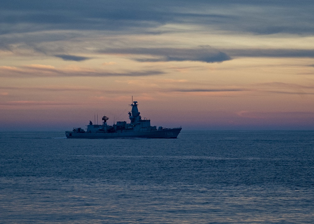 HNLMS Van Speijk Transits the Atlantic Ocean