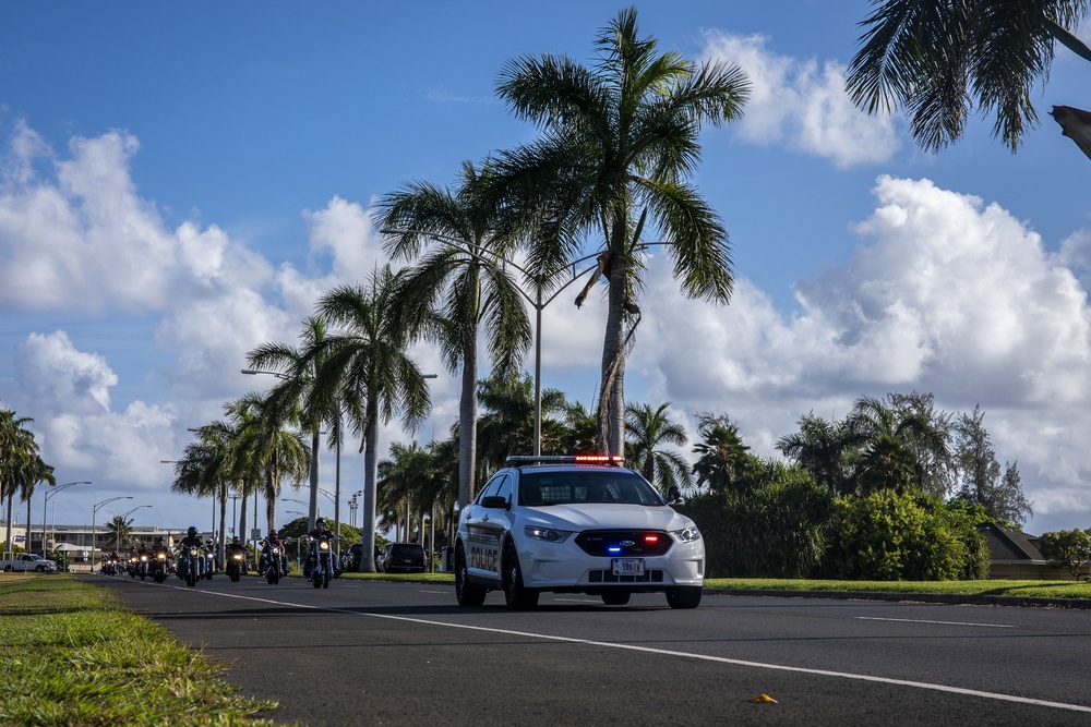 Riding for remembrance: MCBH motorcyclists pay tribute during 9/11