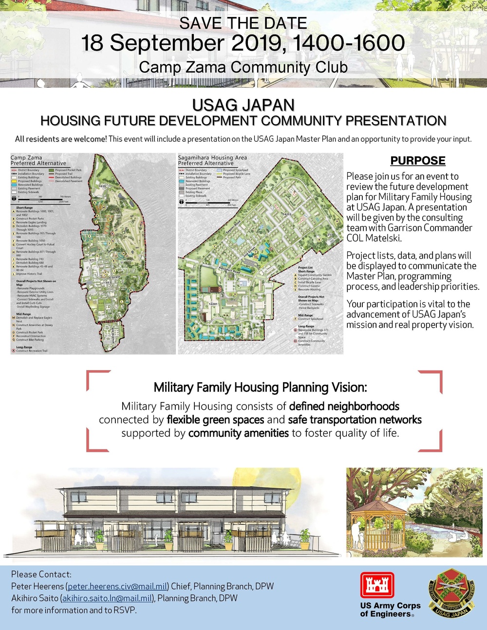 Camp Zama Housing Development Graphic