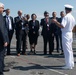 Distinguished visitors tour the aircraft carrier USS John C. Stennis (CVN 74)