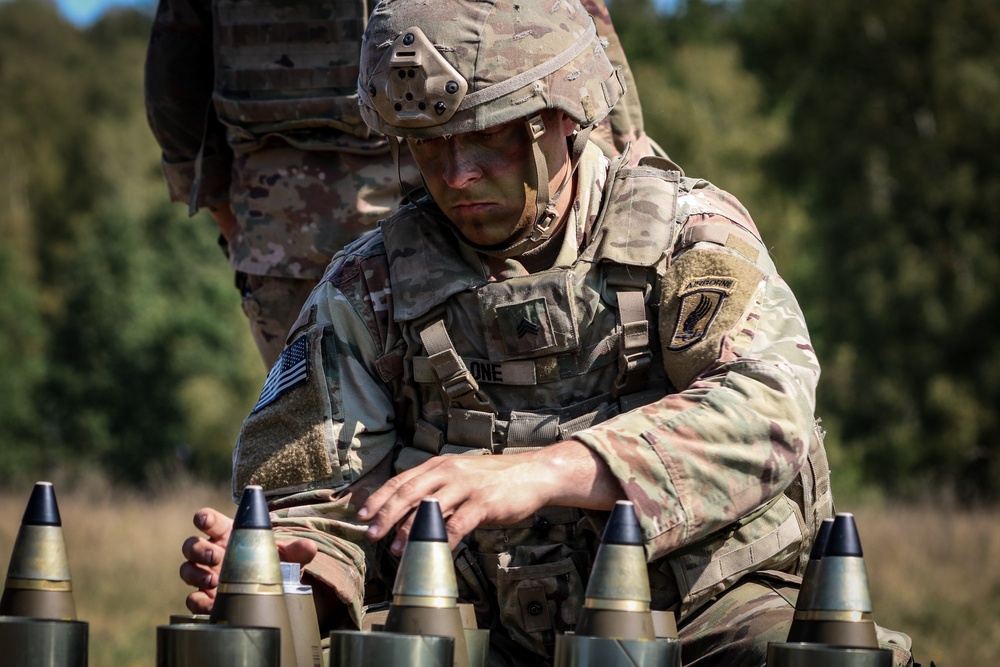 Saber Junction 2019: 4-319th AFAR Conduct Live Fire Training