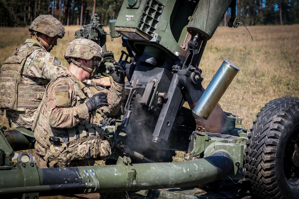 Saber Junction 2019: 4-319th AFAR Conduct Live Fire Training