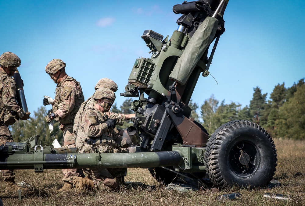 Saber Junction 2019: 4-319th AFAR Conduct Live Fire Training