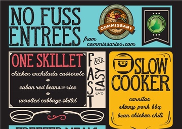 Family Meals Month: Want easy, fast, nutritious entrees for dinner? Try your commissary