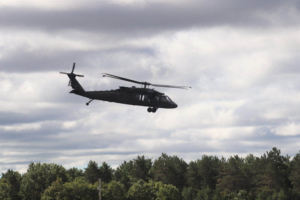 UH-60 Black Hawk training operations at Fort McCoy