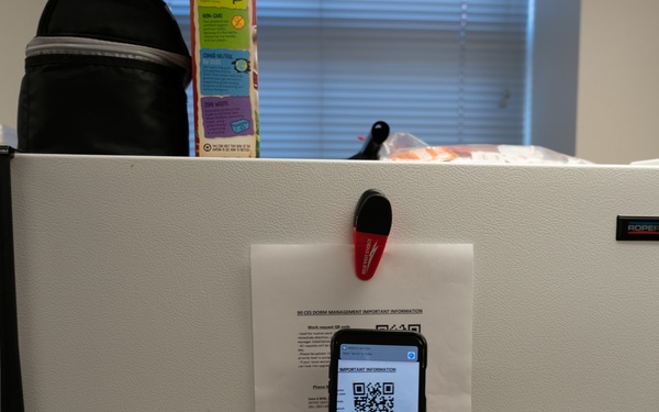 Airman innovates dorm work order system