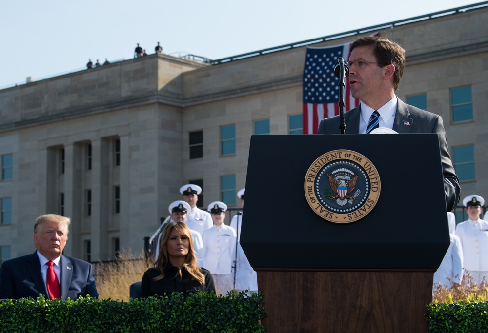 Secretary Esper Speaks at 9/11 Pentagon Observance