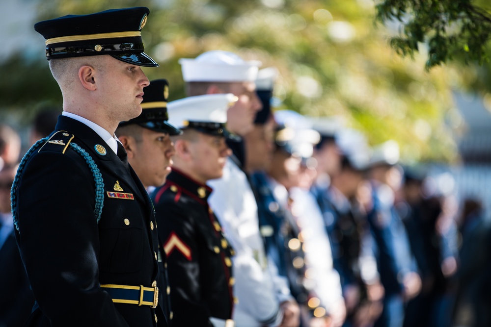 Joint Honor Guard at Pentagon 9/11 Observance