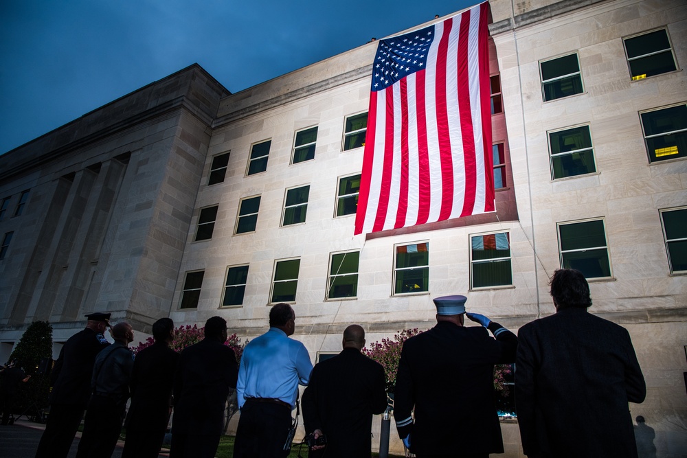 9/11 Pentagon Flag Unfurling