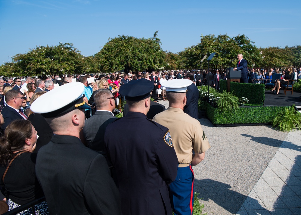 POTUS Trump Speaks at Pentagon 9/11 Observance