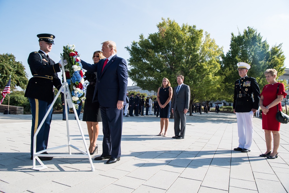 POTUS Trump &amp; Melania Pay Tribute to 9/11