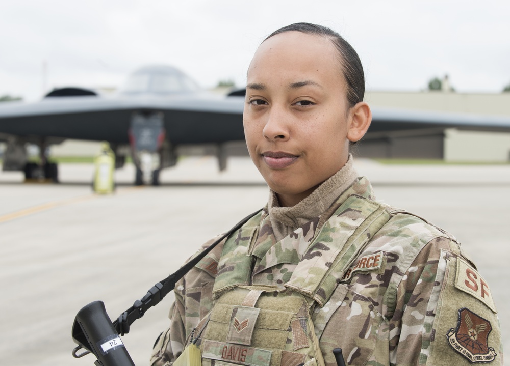 Barksdale AFB defender deploys to RAF Fairford to support BTF Europe